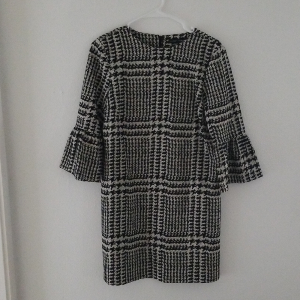 Zara Houndstooth Dress- size S